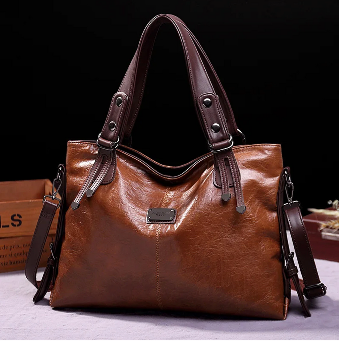 Marlow Rivet Top-Handle Tote