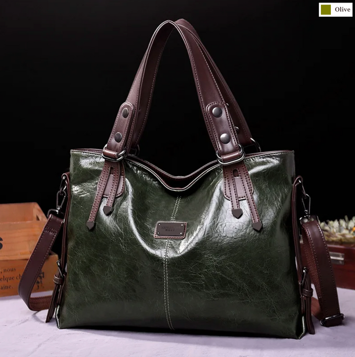 Marlow Rivet Top-Handle Tote