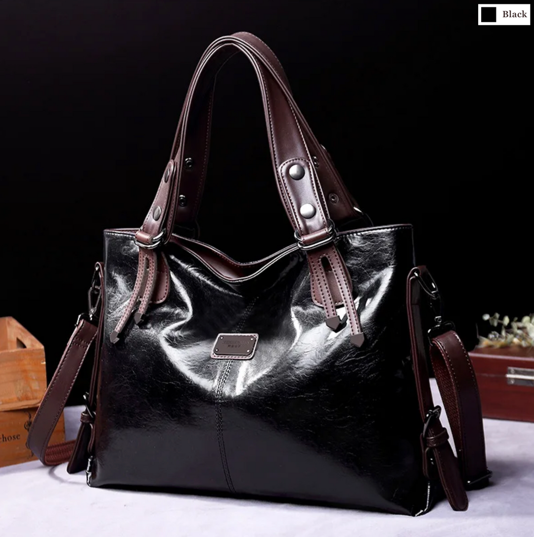 Marlow Rivet Top-Handle Tote
