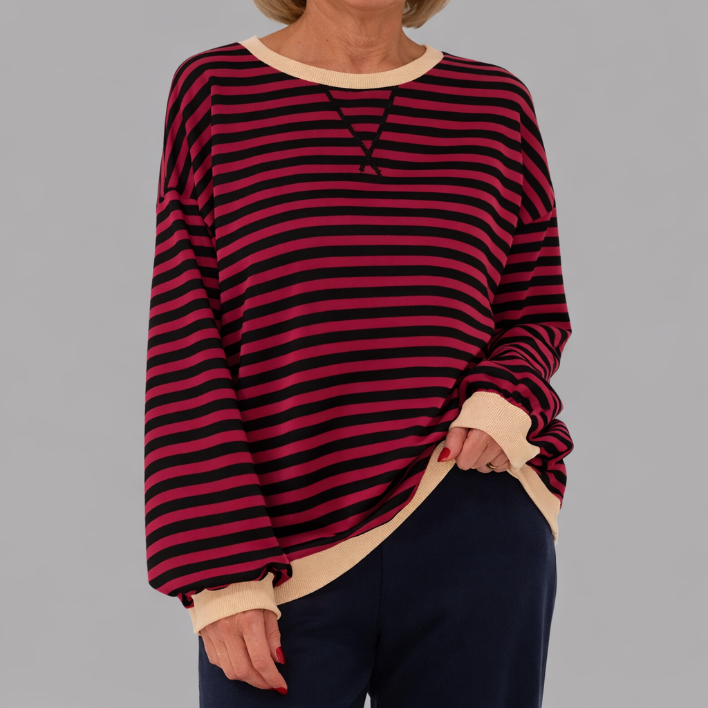 Peggy | Classic Striped Sweatshirt