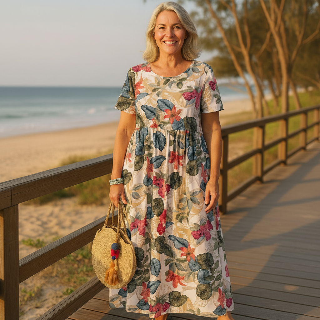 Masie | Breezy Floral Maxi Dress