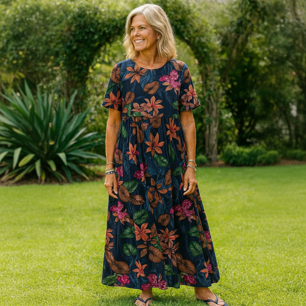 Masie | Breezy Floral Maxi Dress