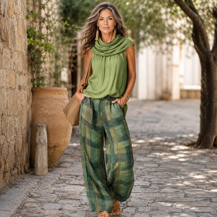 Georgina | The Blouse and Trousers
