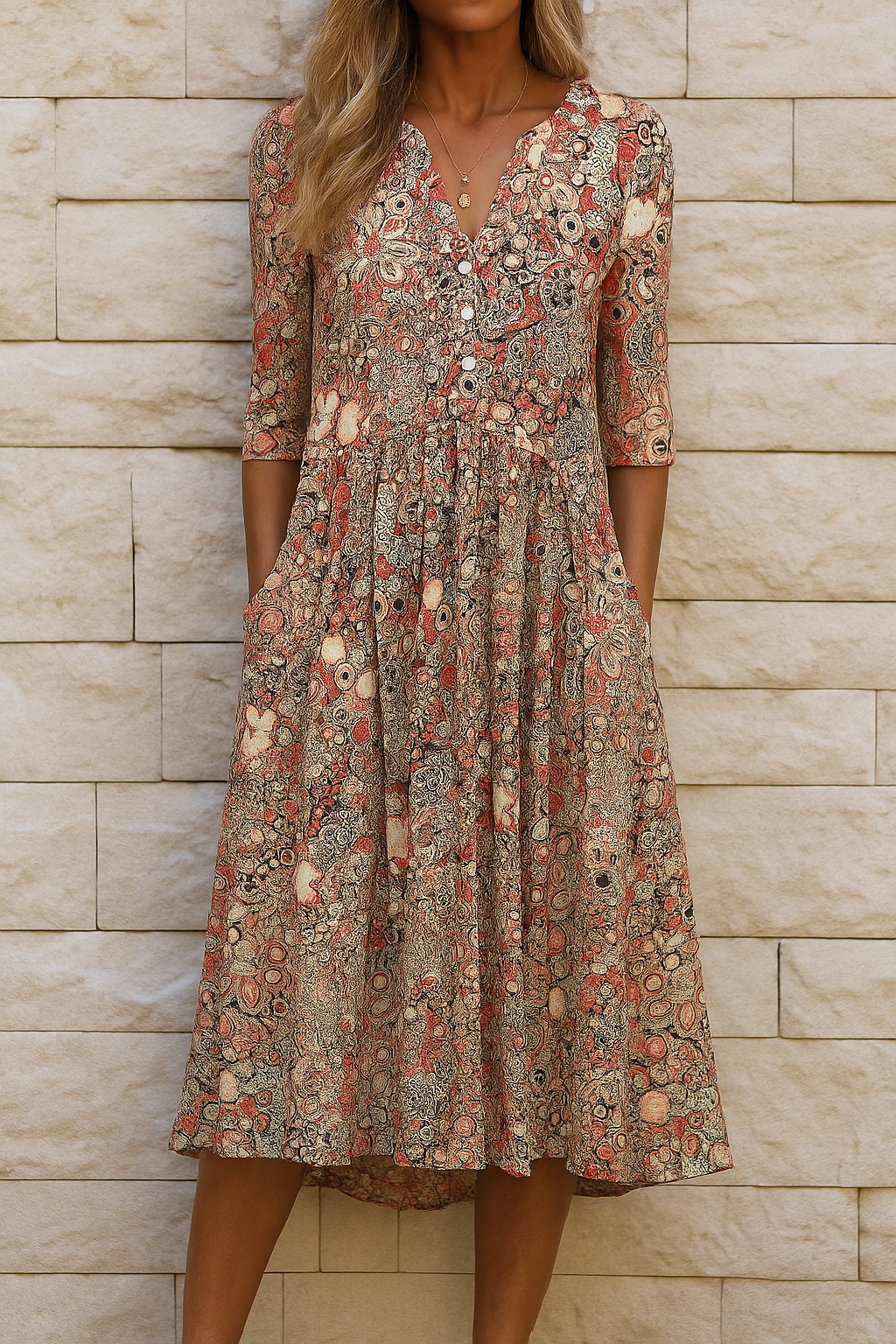 Rosalind  |  The V-Neck Day Dress