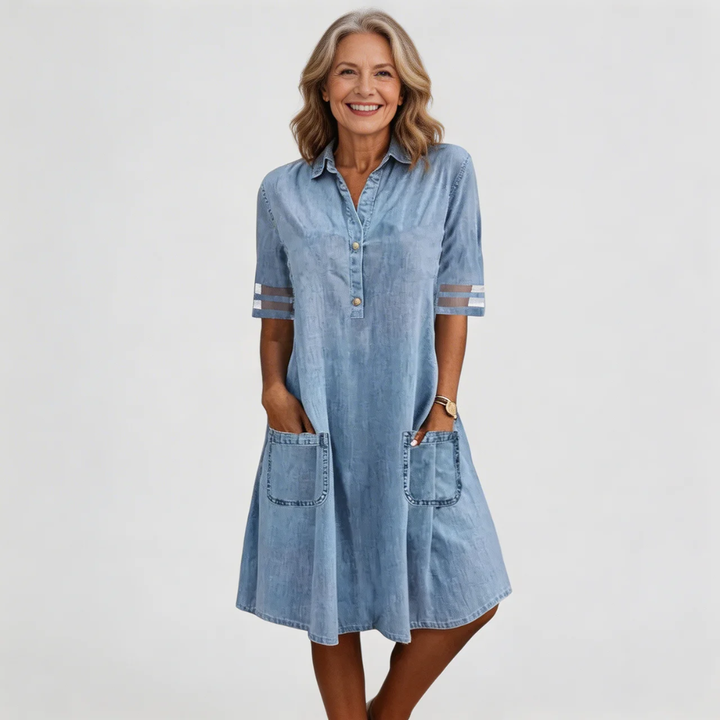 Elowen Easy Shape Denim Dress