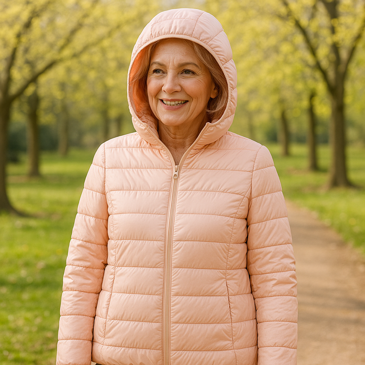 Metta Transitional Padded Jacket | Light Pink