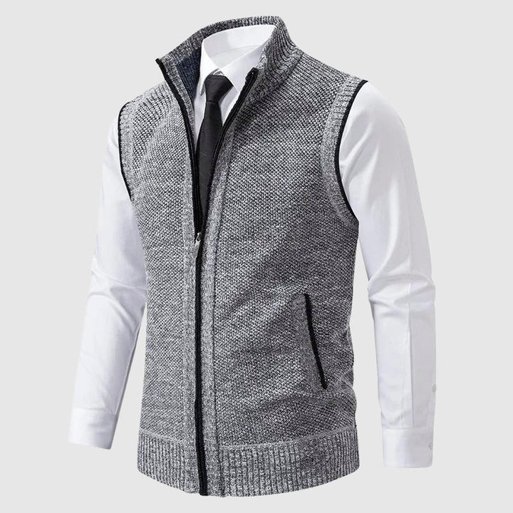 Reginald | The Zip-Up Sweater Vest