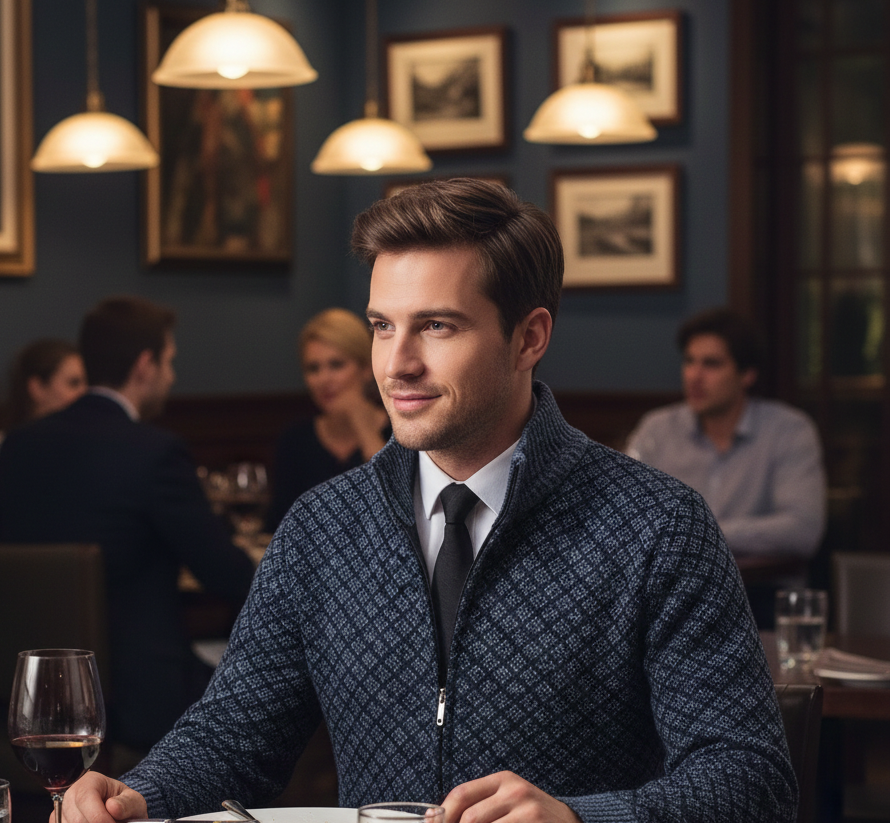 Clifford | The Zip Cardigan