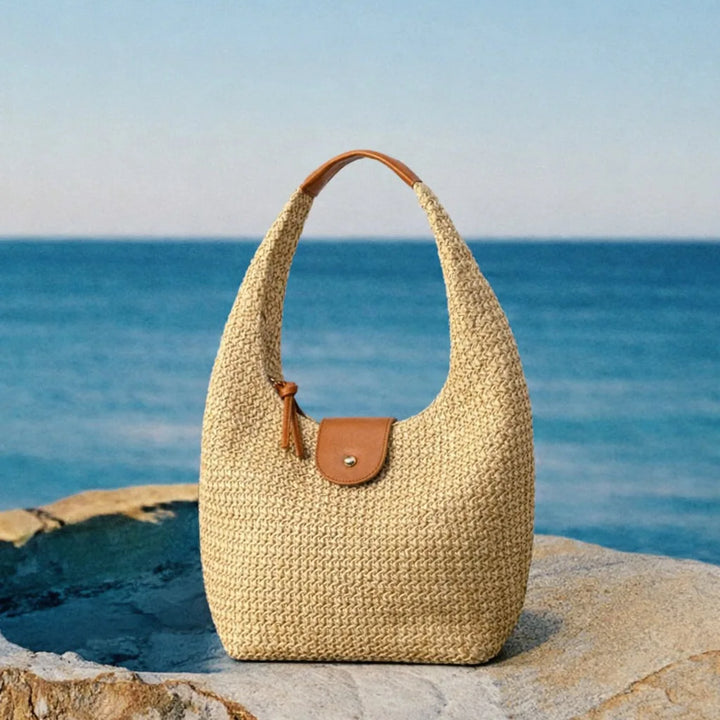 Arabella | The Handwoven Straw Shoulder Tote