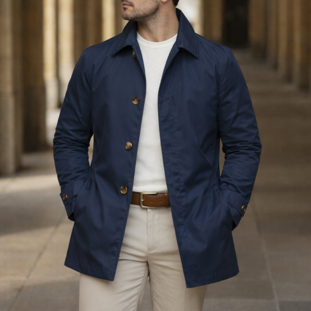 MARLOW LIGHTWEIGHT WEATHERPROOF COAT | RELIABLE WARMTH FOR UNPREDICTABLE DAYS