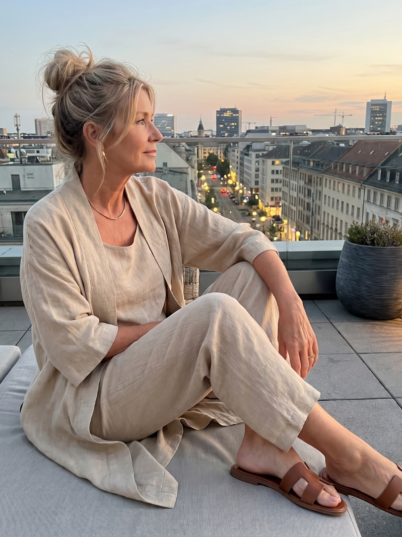 Lavender | The Longline Cardigan Three-Piece Set
