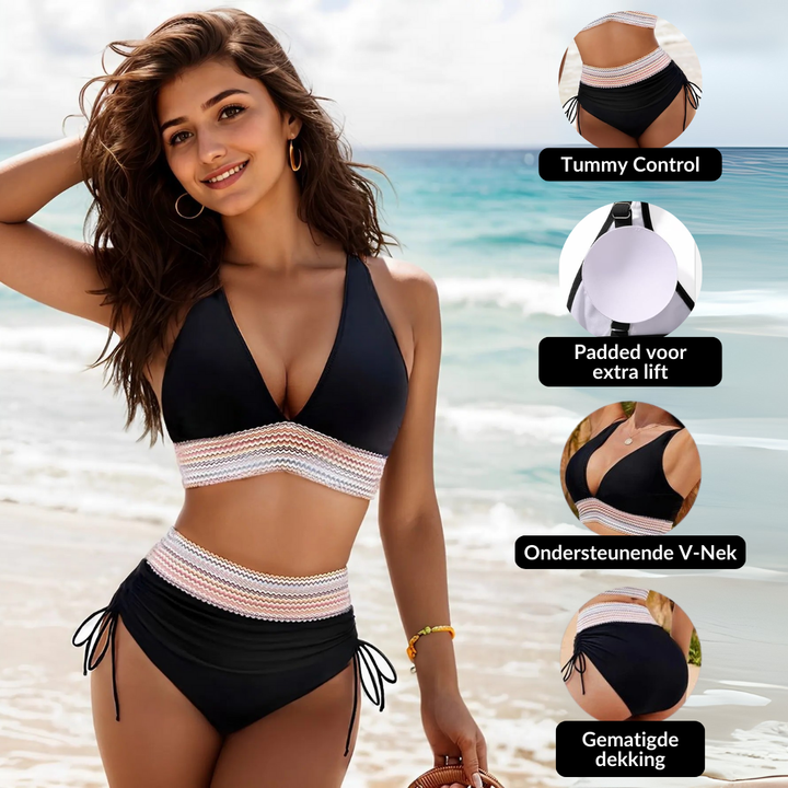 Audrey | The High Waist Bikini Set