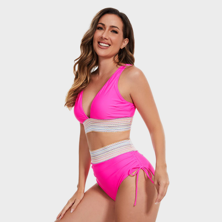 Audrey | The High Waist Bikini Set