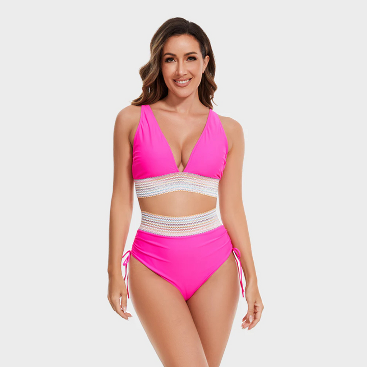 Audrey | The High Waist Bikini Set