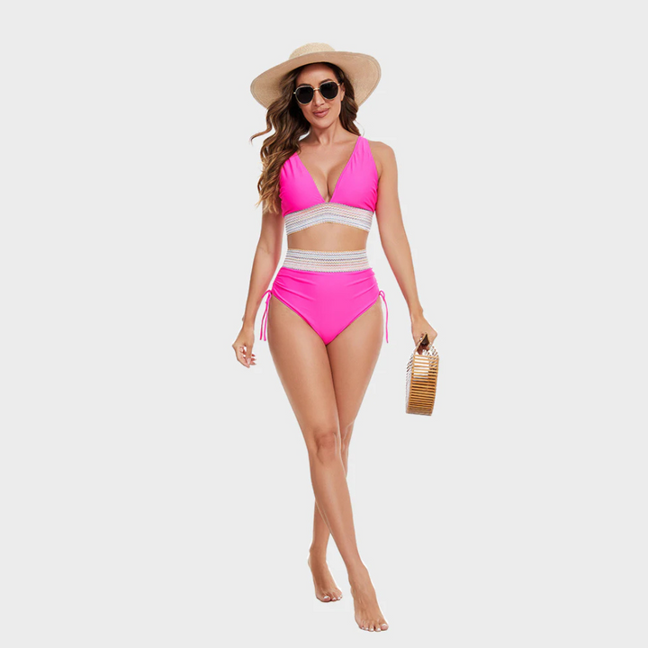 Audrey | The High Waist Bikini Set