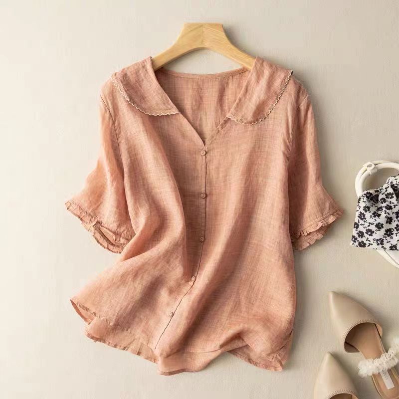 Millicent | The Vintage Scalloped Collar Blouse