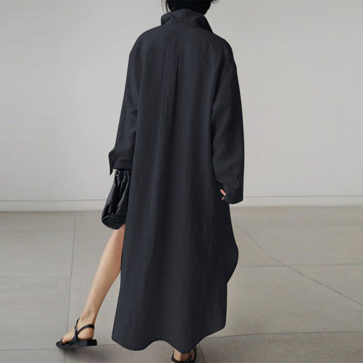 Oversized Linen Shirt Dress  | Lightweight & Breathable