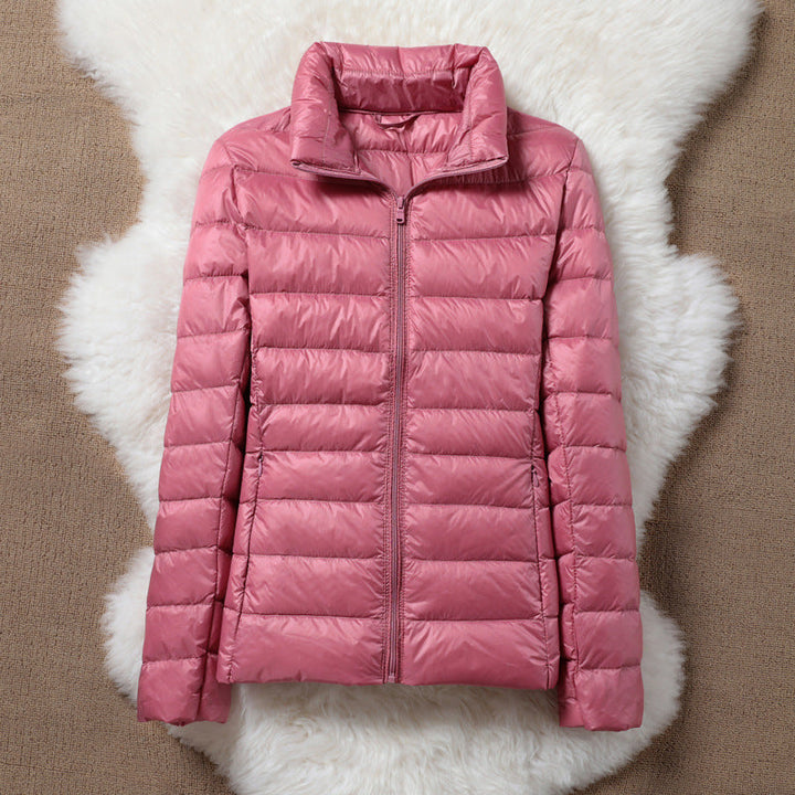Ulla Transitional Padded Jacket | Salmon