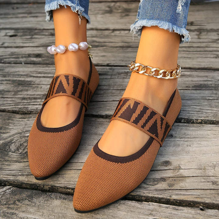 ILYANA | PATTERNED BALLET FLATS