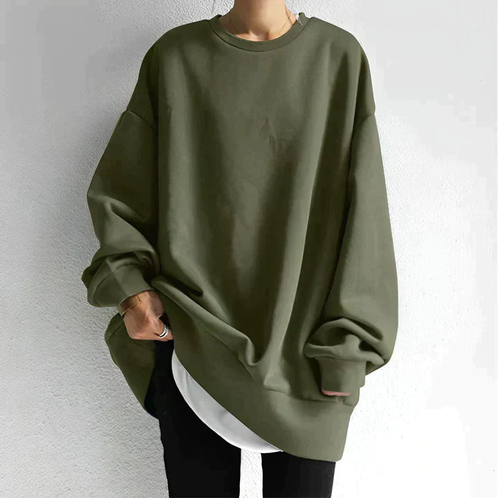 HELENA™ | WOMEN'S OVERSIZED TUNIC SWEATER WITH TUMMY COVERAGE