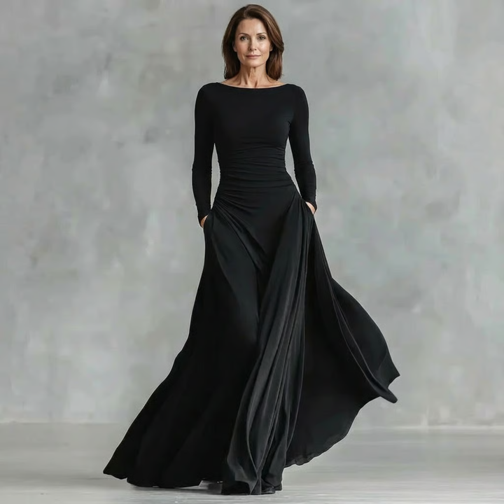 ELARA™ — Effortless Waist-Smoothing Maxi Dress