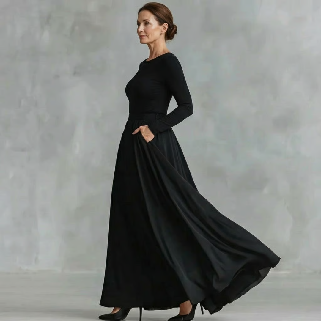 ELARA™ — Effortless Waist-Smoothing Maxi Dress