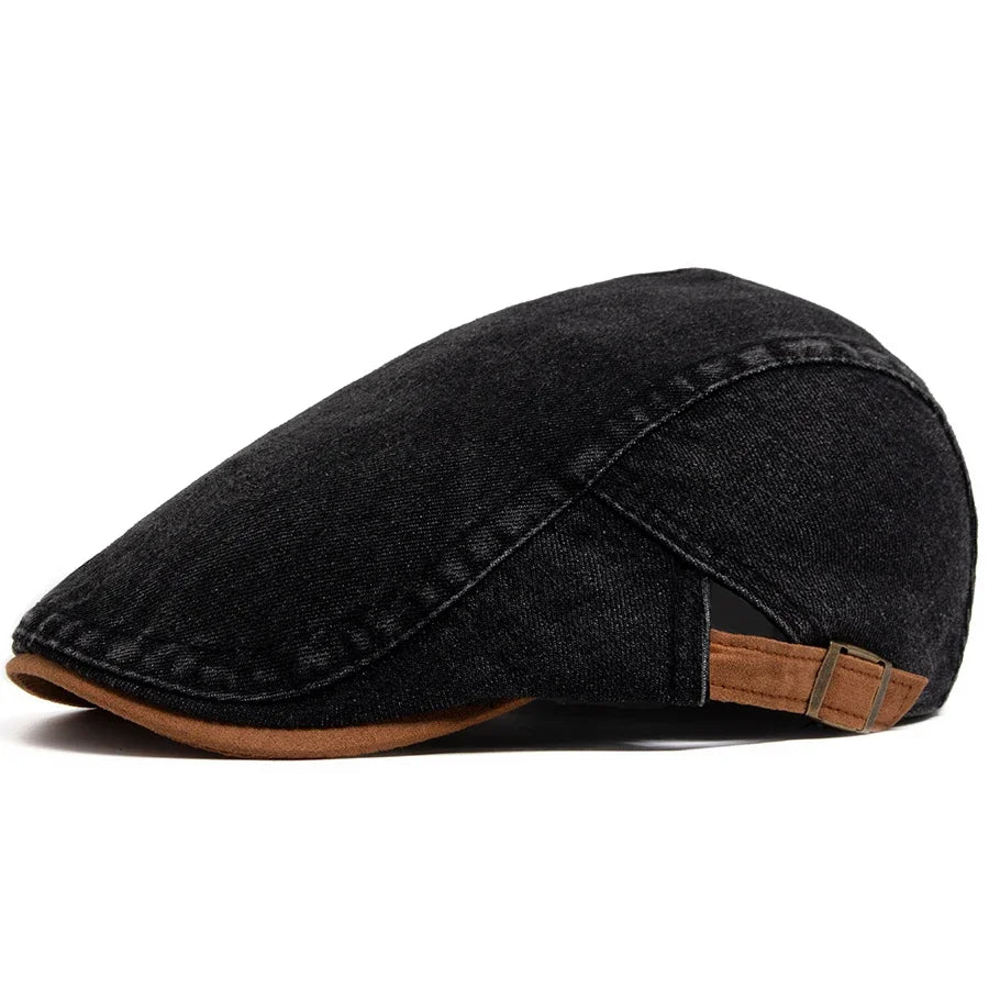 Cazel | Premium denim flat cap – timeless style and everyday comfort