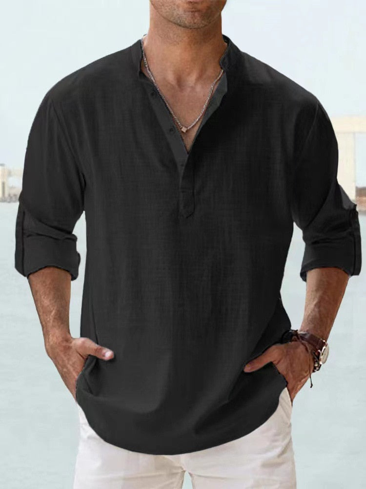 Stafford | The Relaxed Open-Collar Shirt