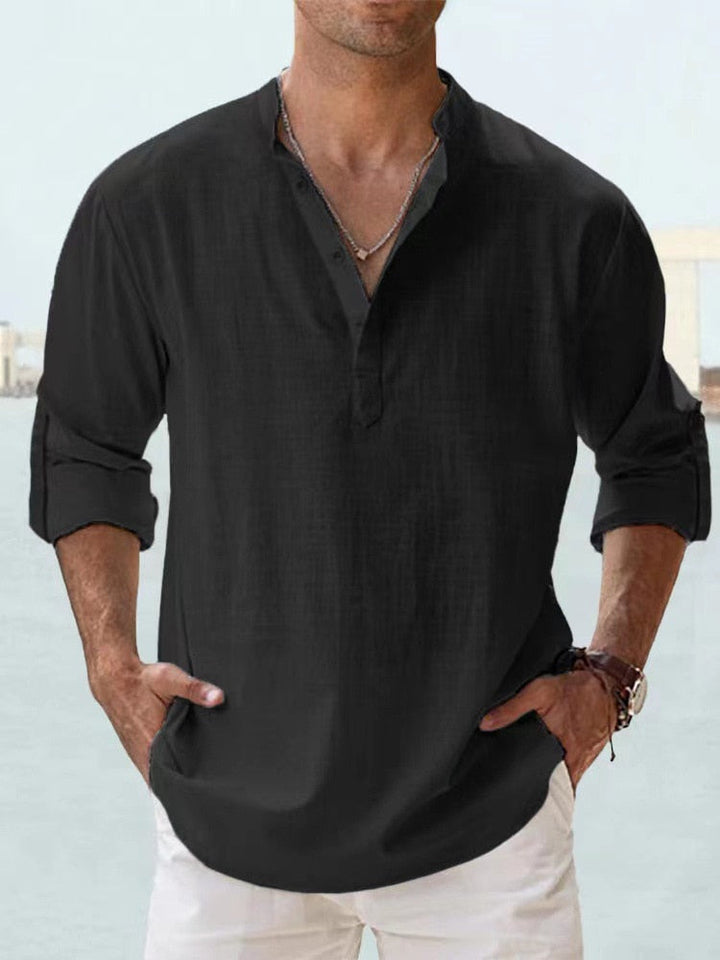 Stafford | The Relaxed Open-Collar Shirt