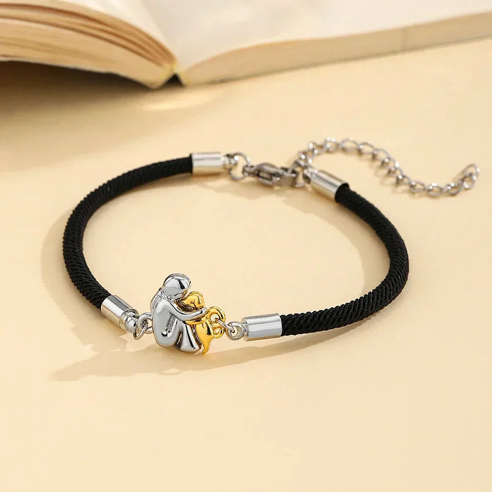 LIORA | CORD BRACELET WITH DOG ICON