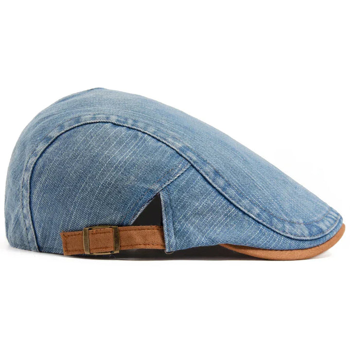 Cazel | Premium denim flat cap – timeless style and everyday comfort