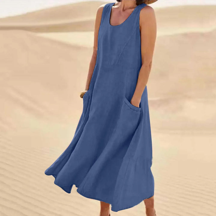 Tina Summer Linen Dress