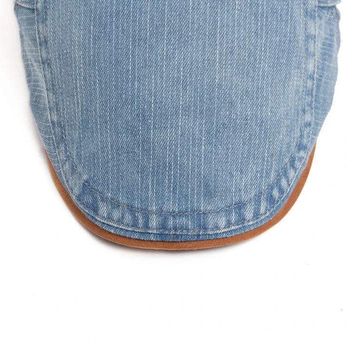 Cazel | Premium denim flat cap – timeless style and everyday comfort