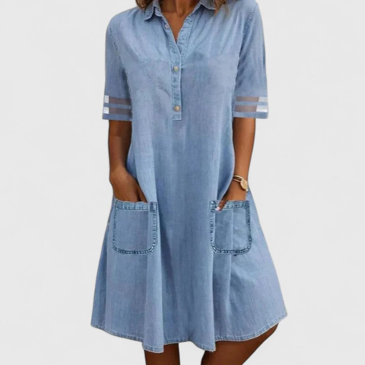 Elowen Easy Shape Denim Dress
