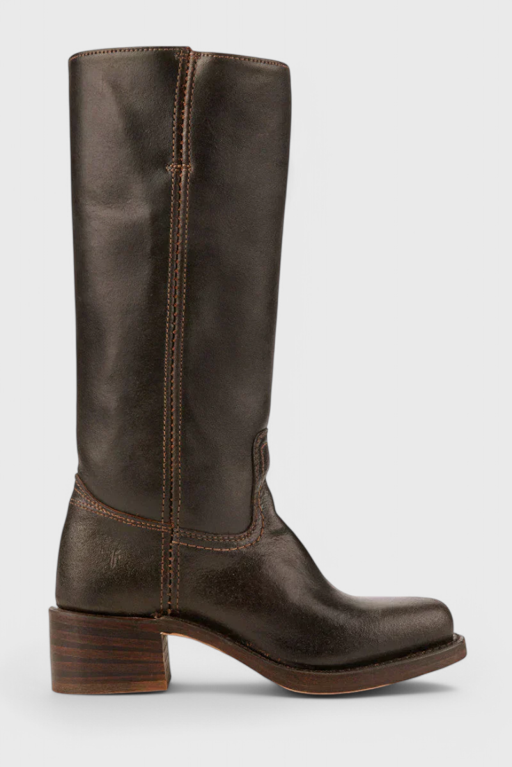 PIPPA | WOMEN'S LEATHER KNEE-HIGH BOOTS WITH HEELS