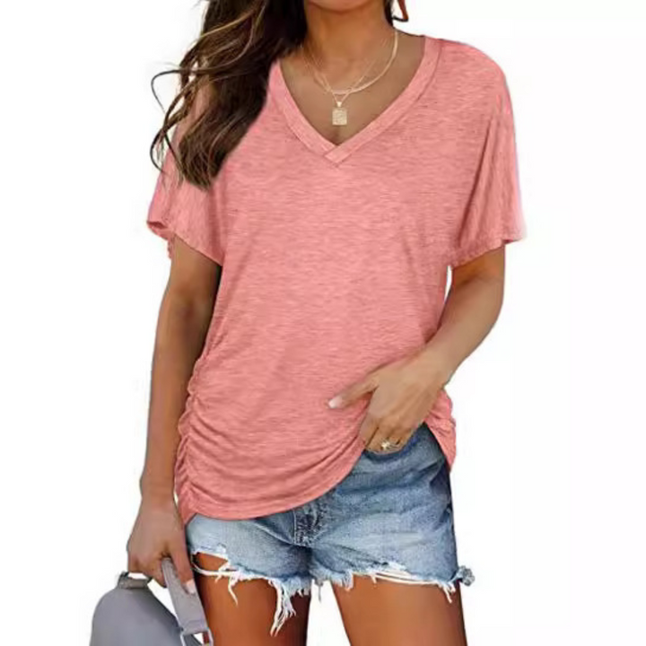 Sophia | V-Neck Batwing Shirt