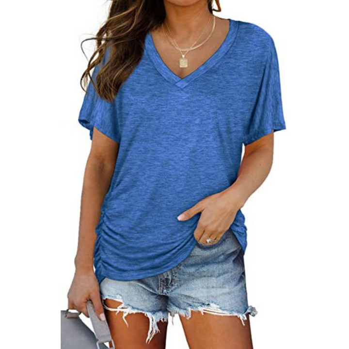 Sophia | V-Neck Batwing Shirt