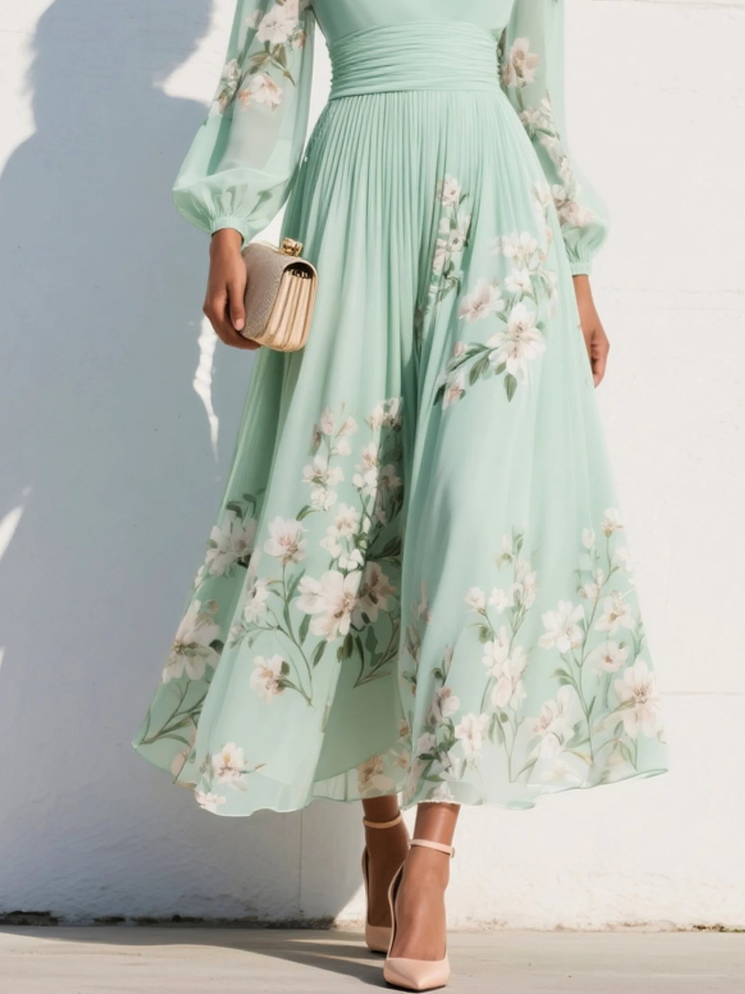 Philippa | Floral Midi Dress