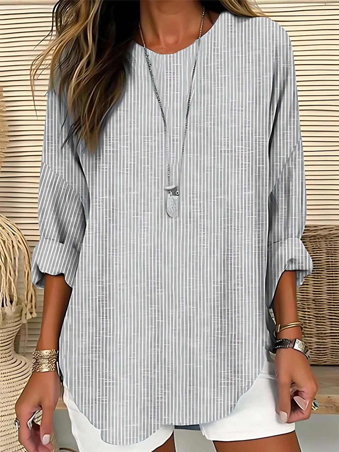 Harriet | Classic Striped Blouse