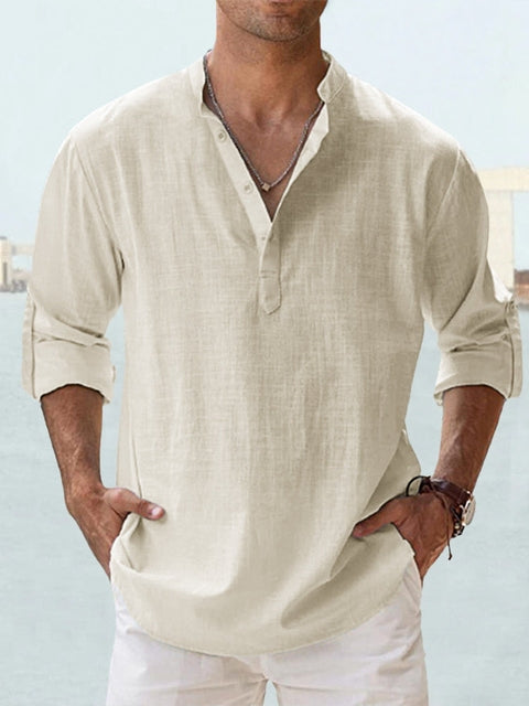 Stafford | The Relaxed Open-Collar Shirt