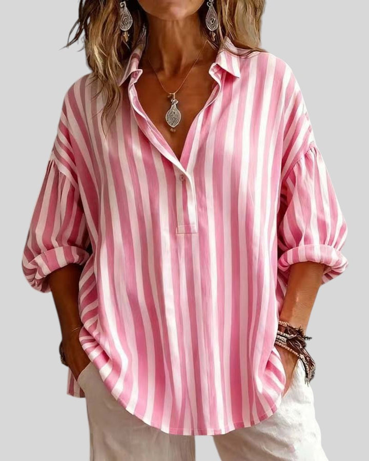 Nora | Loose Striped Blouse