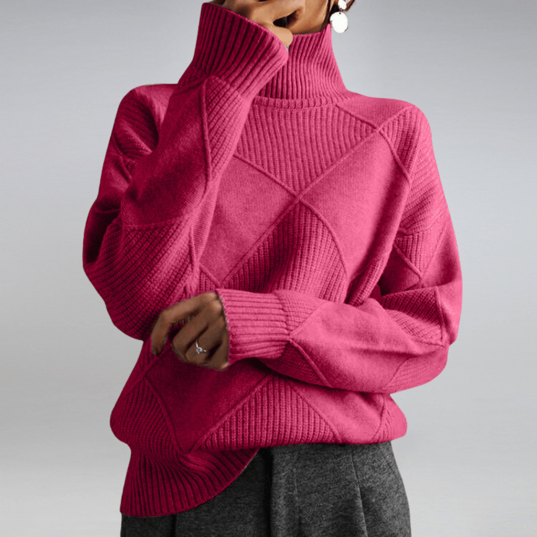 AMELINE | SOFT TURTLENECK SWEATER