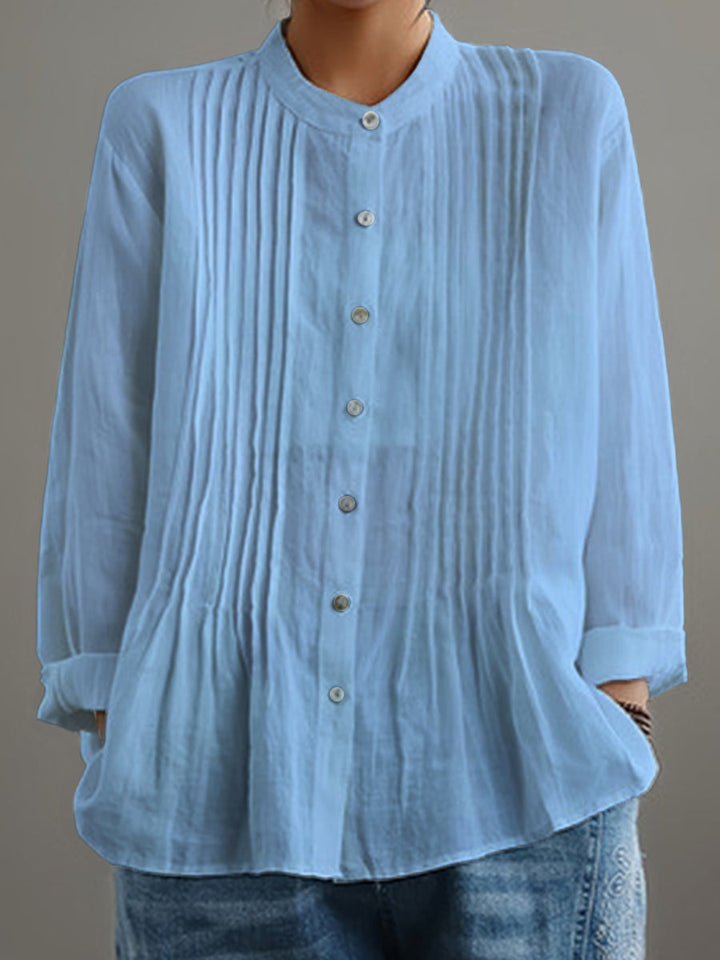 Harrington Blouse with Easy, Relaxed Fit
