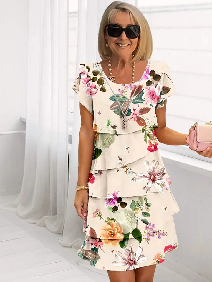 Imogen | Ruffle A-Line Dress
