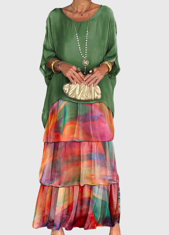 Elara Grace Flow Dress