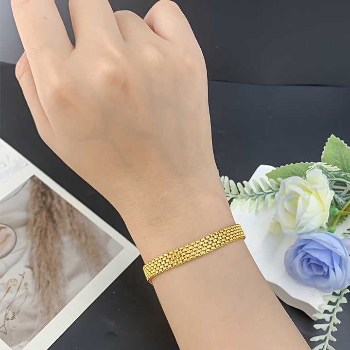 REFINED LONG NECKLACE, BRACELET & EARRINGS SET