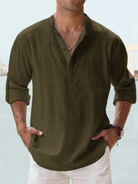 Stafford | The Relaxed Open-Collar Shirt