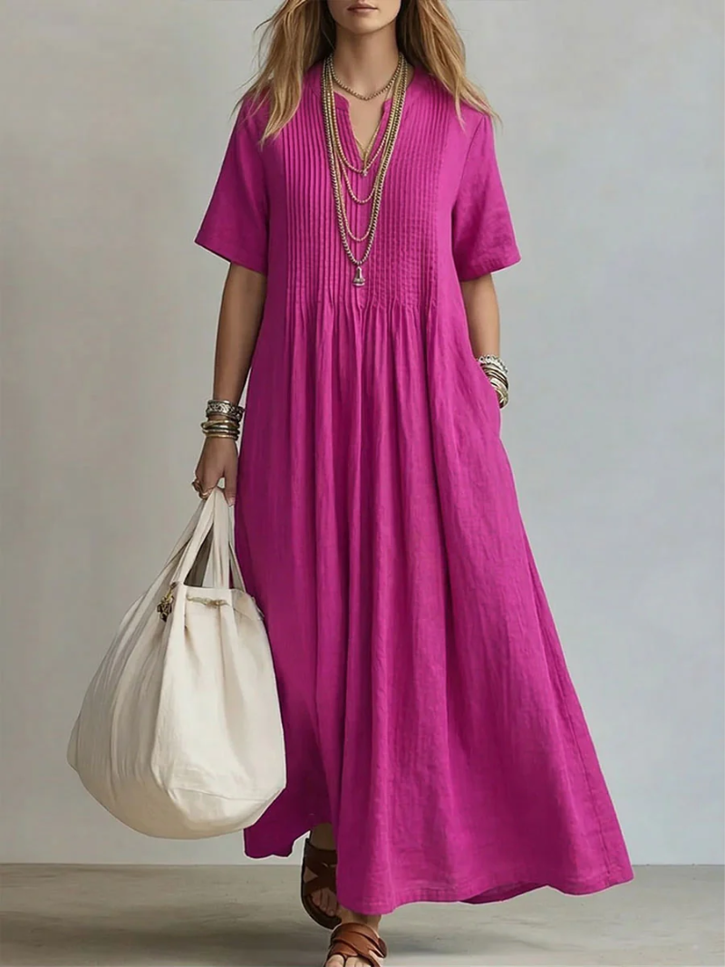 Florence | The Pintuck Maxi Dress