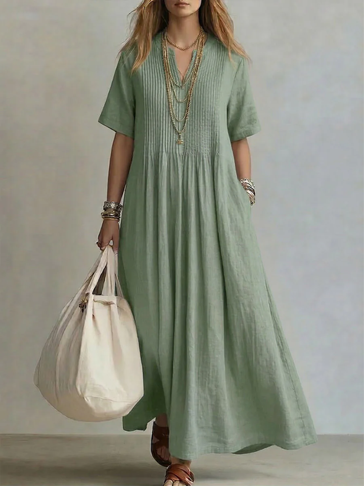 Florence | The Pintuck Maxi Dress