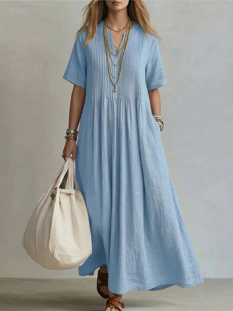 Florence | The Pintuck Maxi Dress